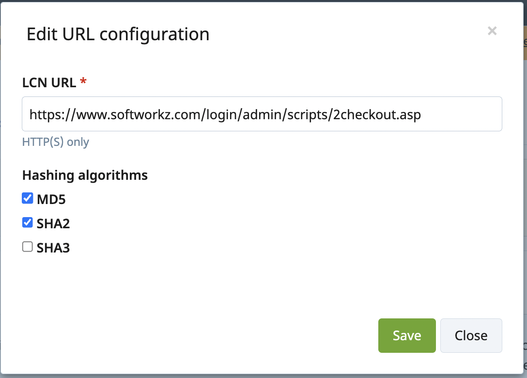 Setting IPN URL