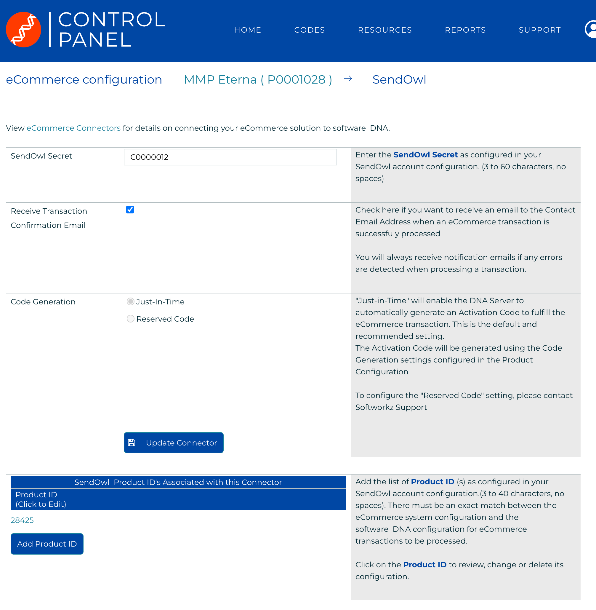 Create DNA Connector