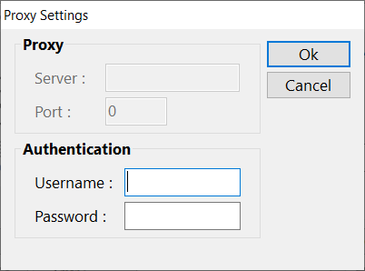 Do All Proxy Setting Screen