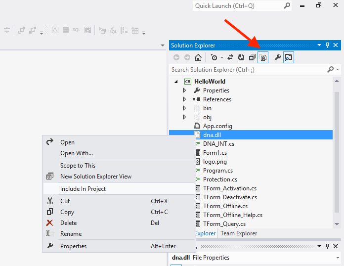 VS Add to Project